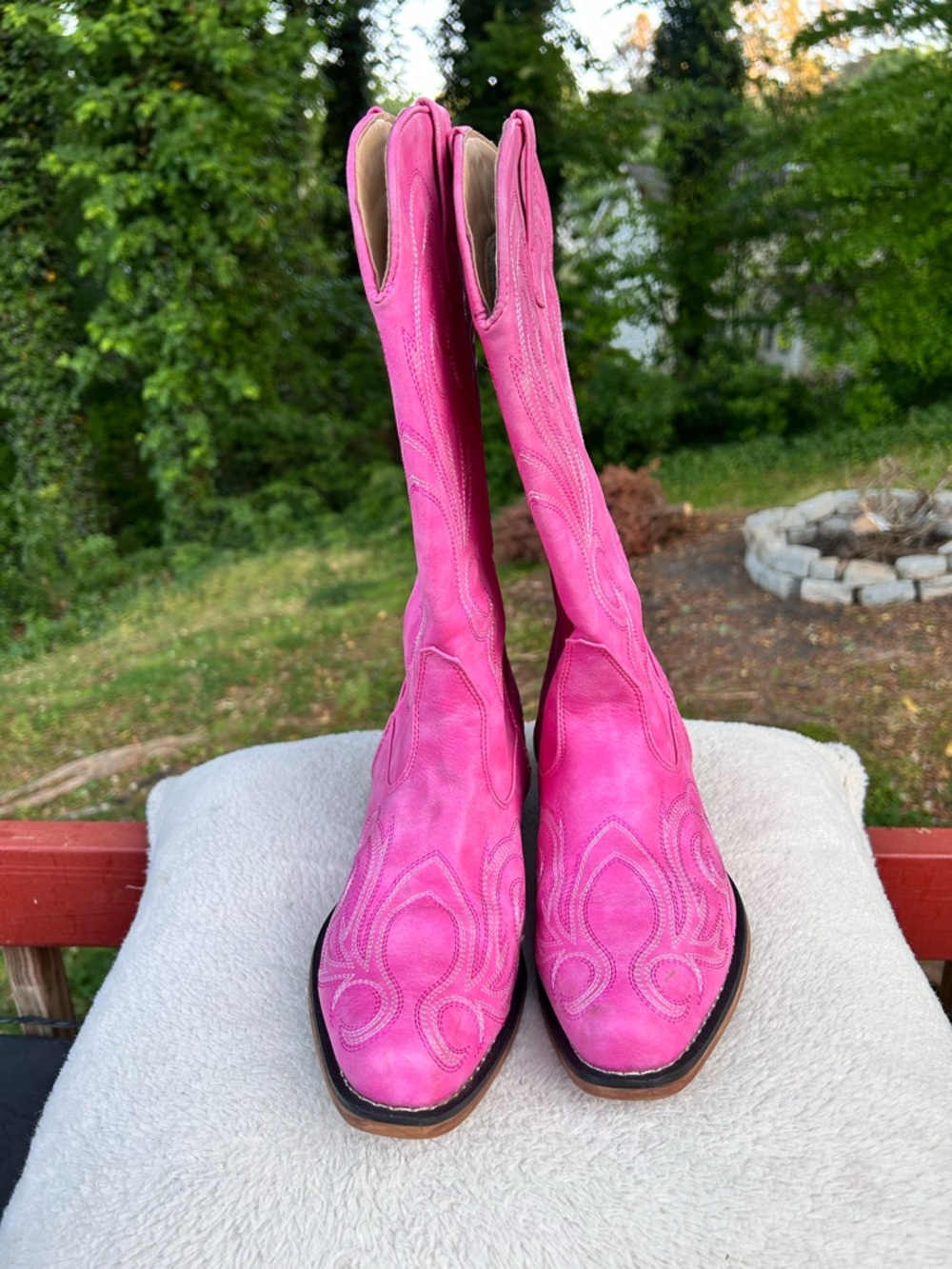 Women's Hot Pink Western Boots